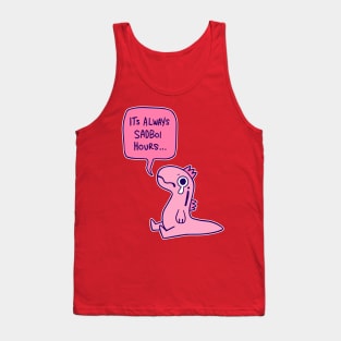 Sadboi hours - pink Tank Top